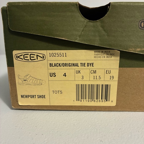 KEEN NEWPORT Shoe / Sandal TIE-DYE TODDLER Size 4 NIB - Picture 7 of 8